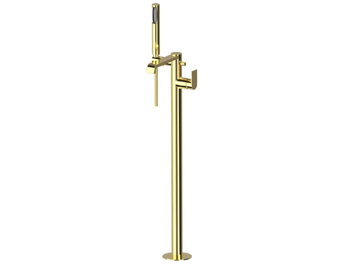 TOLOMEO 83596 - Floor standing single handle bathtub mixer by Rubinetterie Frattini - view 3